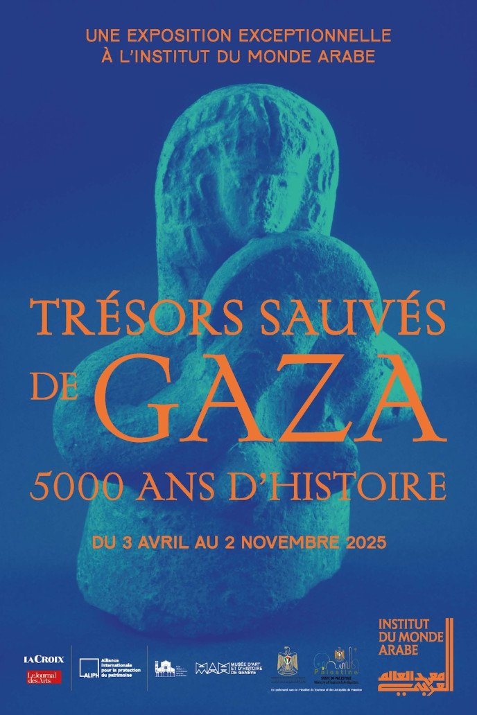 TRÉSORS SAUVÉS DE GAZA – INSTITUT DU MONDE ARABE (jusqu’au 2 novembre 2025)